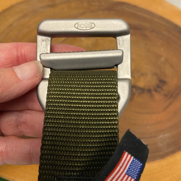 Bison Designs Last Chance Heavy Duty Olive Belt Sz:M - Picture 7 of 11